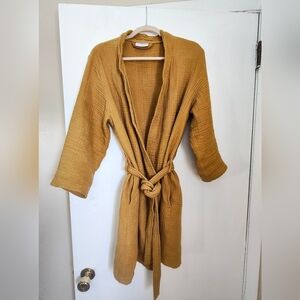 Mustard Yellow Women's Robe